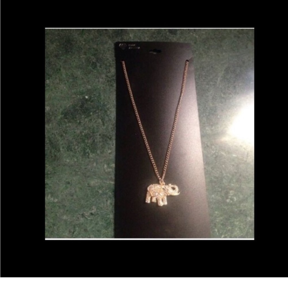 elephant necklace, 18 to 21 inches long